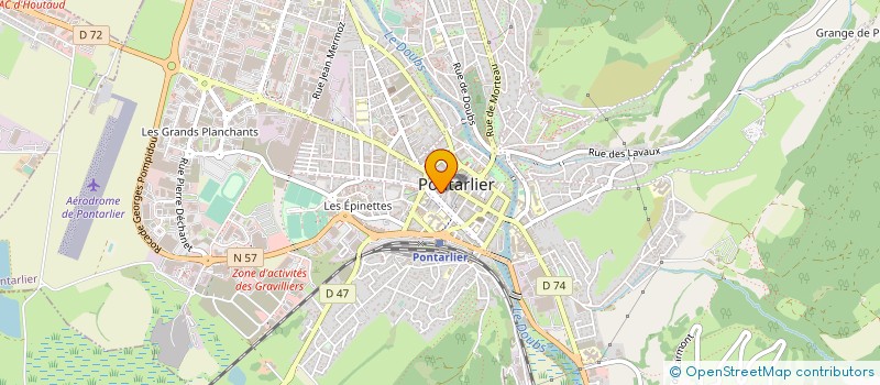 localisation de l'entreprise FADESBLE à PONTARLIER