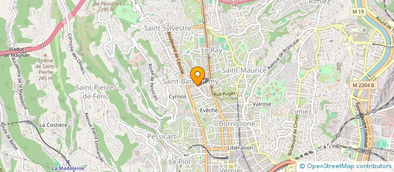localisation de l'entreprise FADEX DISTRIBUTION à NICE