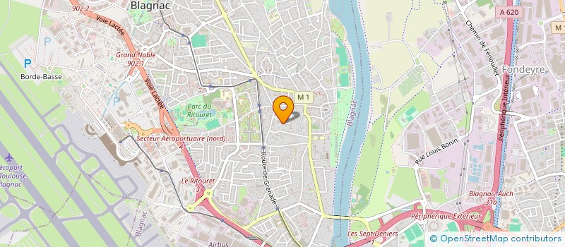 localisation de l'entreprise FADHEMES à BLAGNAC