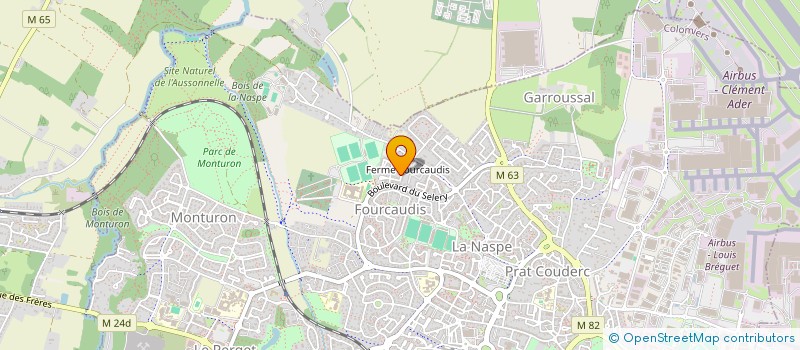 localisation de l'entreprise FADI EXPRESS à COLOMIERS