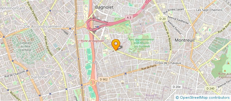 localisation de l'entreprise FADI KADI à BAGNOLET