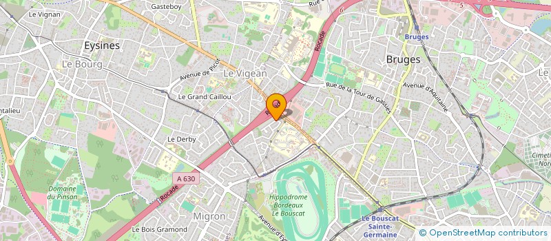 localisation de l'entreprise FADI TRANSPORTS à EYSINES