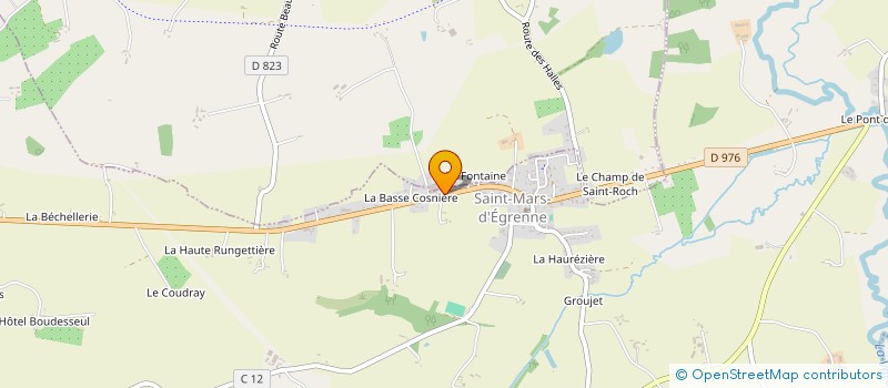 localisation de l'entreprise FADICLASS à SAINT MARS D'EGRENNE