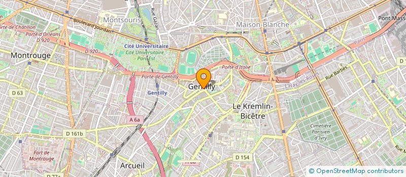 localisation de l'entreprise FADIEZE à GENTILLY