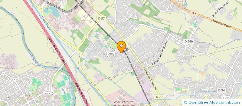 localisation de l'entreprise FADILI TERRASSEMENT ET TRAVAUX DIVERS  LABEGE