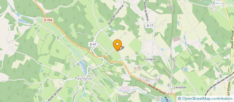 localisation de l'entreprise FADIM  PAYRIGNAC