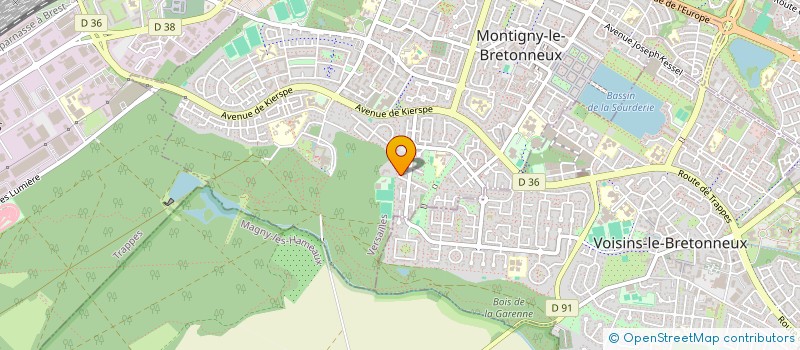 localisation de l'entreprise FADINH  MONTIGNY-LE-BRETONNEUX