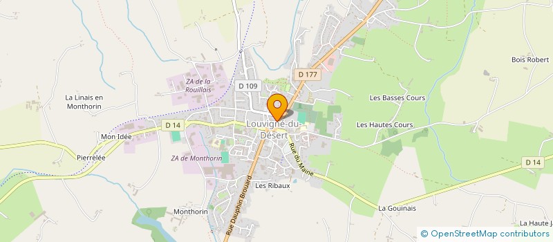 localisation de l'entreprise FADIPATE à LOUVIGNE-DU-DESERT