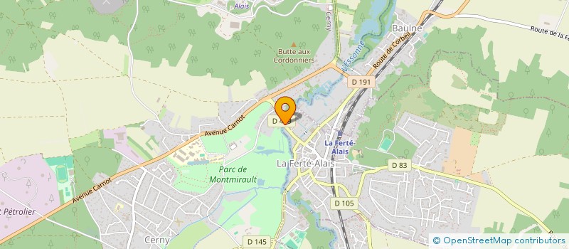 localisation de l'entreprise FADIS à LA FERTE-ALAIS