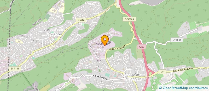 localisation de l'entreprise FADISFERM à ROQUEFORT-LA-BEDOULE