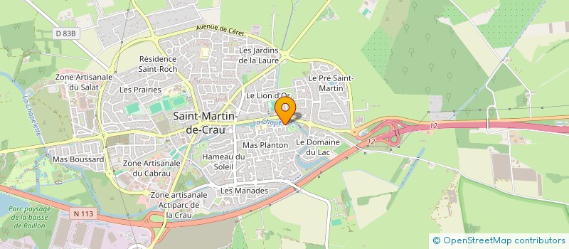 localisation de l'entreprise FADISMI SOCIETE DISTRIBUTION FABRE à SAINT MARTIN DE CRAU