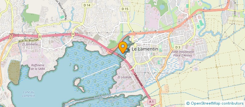 localisation de l'entreprise FADISPRO à LE LAMENTIN
