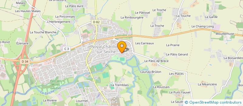 localisation de l'entreprise FADLI  NOYAL-CHATILLON-SUR-SEICHE