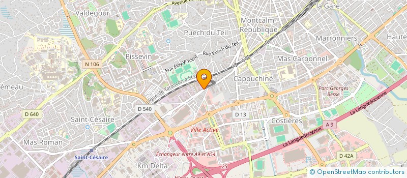 localisation de l'entreprise FADO RESTO  NIMES