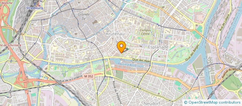 localisation de l'entreprise FADO TRANSPORT à STRASBOURG