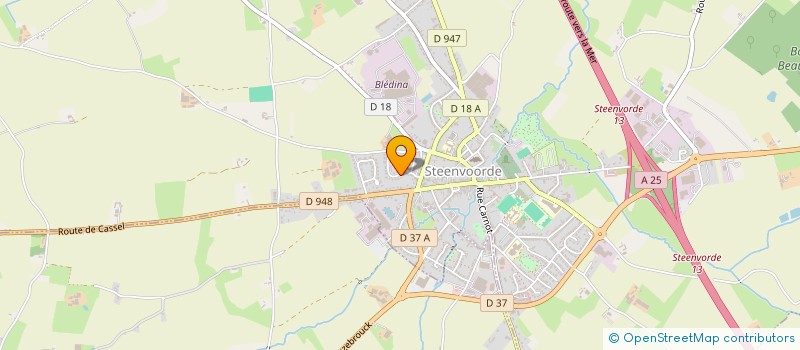 localisation de l'entreprise FADOMO  STEENVOORDE