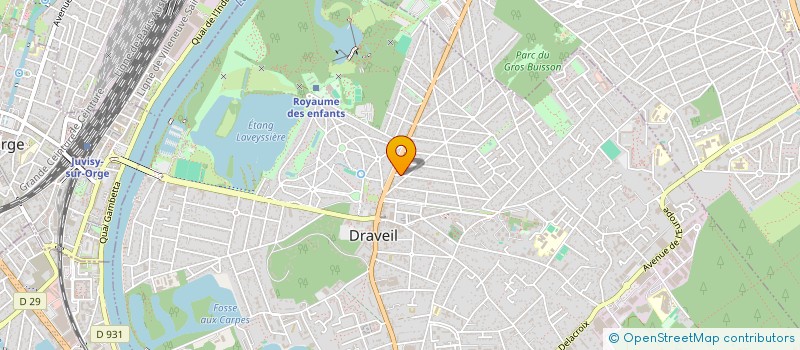 localisation de l'entreprise FADOPRIM à DRAVEIL