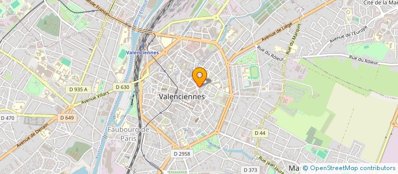 localisation de l'entreprise FADP  VALENCIENNES