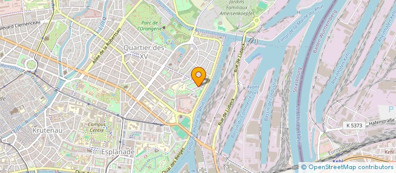 localisation de l'entreprise FADREC  STRASBOURG