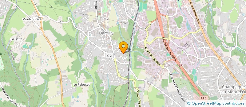 localisation de l'entreprise FADREDA  DARDILLY