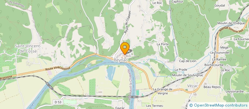 localisation de l'entreprise FADRIKALIA  BEYNAC-ET-CAZENAC