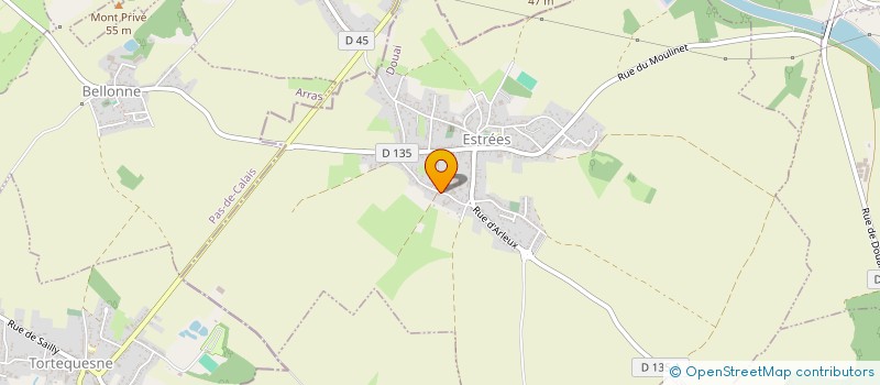 localisation de l'entreprise FAE  ESTREES