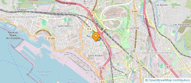 localisation de l'entreprise FAE - FORMATIONS ATELIERS EXPERTS  MARSEILLE