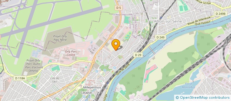 localisation de l'entreprise FAEDIME (ENTRAIDE AMOUR FRATERNITE) à ATHIS-MONS