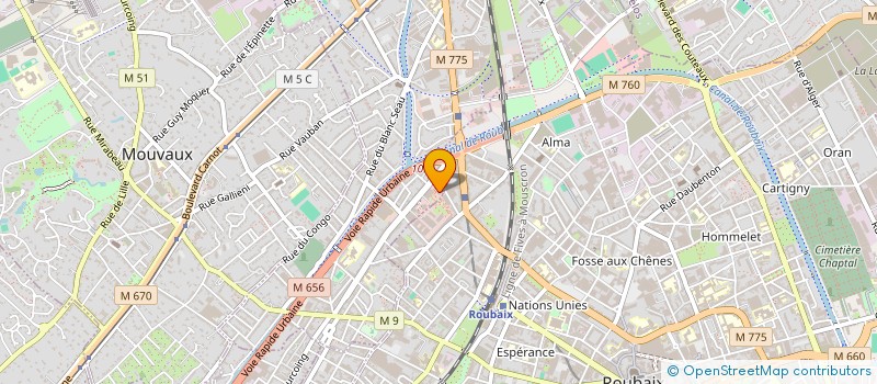 localisation de l'entreprise FAEFOLKS  TOURCOING