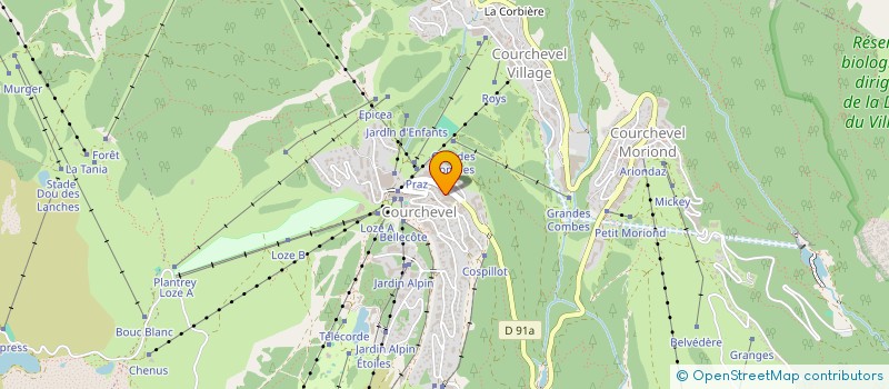 localisation de l'entreprise FAEG à COURCHEVEL