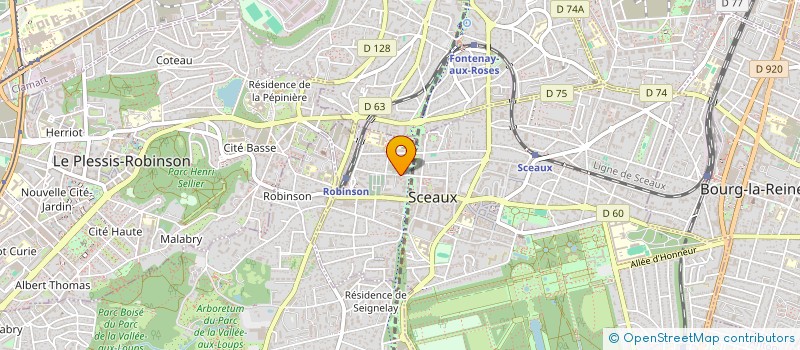 localisation de l'entreprise FAELSA à SCEAUX