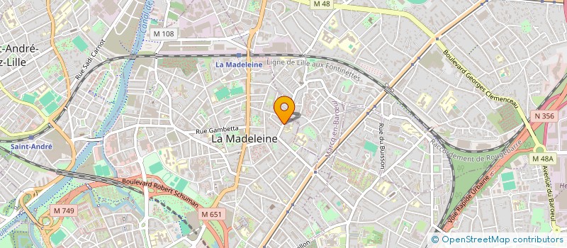 localisation de l'entreprise FAEMA MARTEL à LA MADELEINE