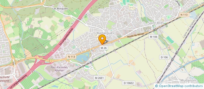 localisation de l'entreprise FAENA à BAILLARGUES