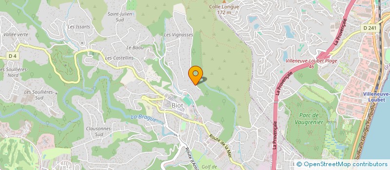 localisation de l'entreprise FAENZA  BIOT