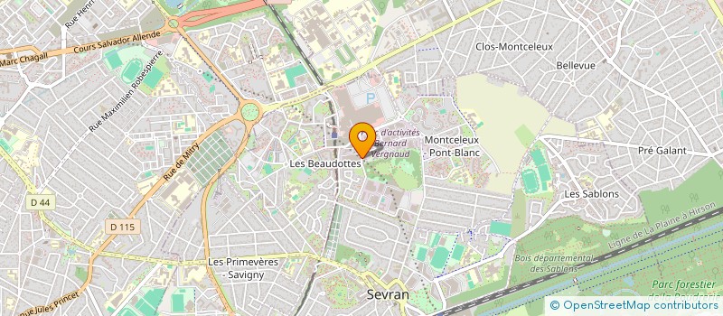 localisation de l'entreprise FAERY à SEVRAN