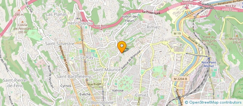 localisation de l'entreprise FAETY à NICE