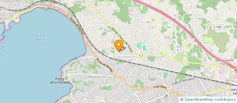 localisation de l'entreprise FAEX PATRIMOINE  SANARY SUR MER