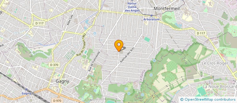 localisation de l'entreprise FAF à MONTFERMEIL