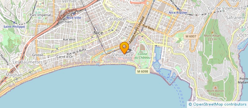 localisation de l'entreprise FAF à NICE
