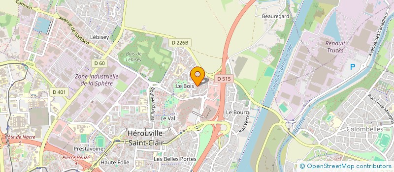 localisation de l'entreprise FAF à HEROUVILLE-SAINT-CLAIR