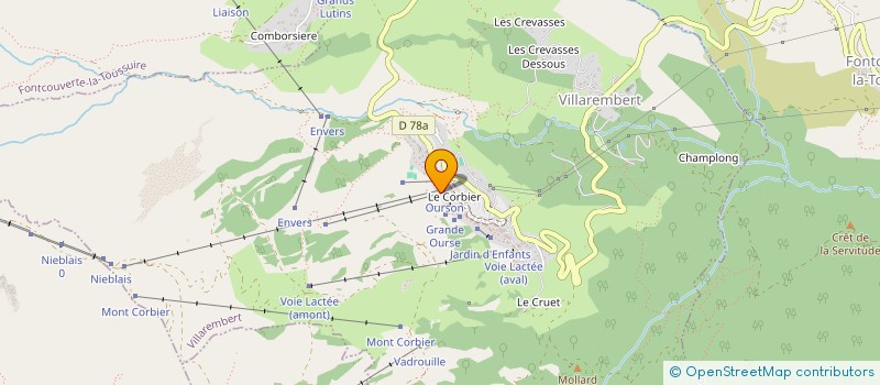 localisation de l'entreprise FAF DU COLLET  ALBIEZ-MONTROND