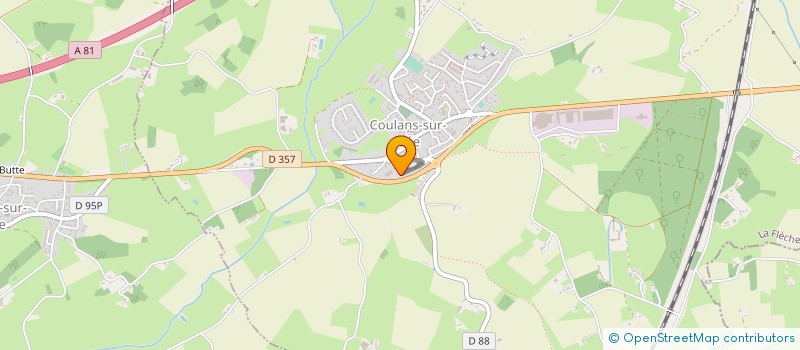 localisation de l'entreprise FAF ET NEGOCE DU MAINE à COULANS-SUR-GEE