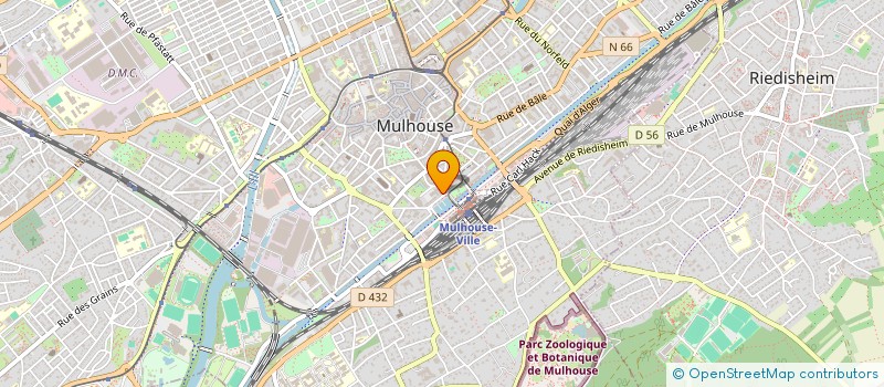 localisation de l'entreprise FAF HAUTE ALSACE  MULHOUSE