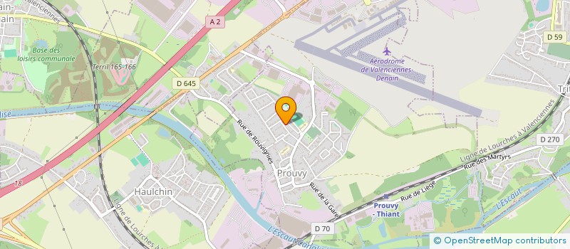 localisation de l'entreprise FAF INDUSTRIAL MAINTENANCE  PROUVY