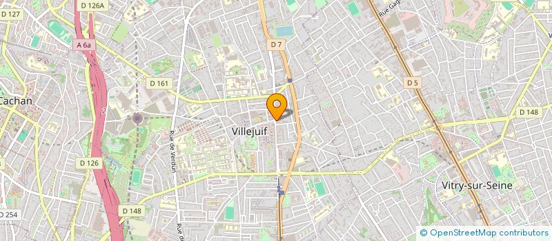 localisation de l'entreprise FAF PROPRETE  VILLEJUIF