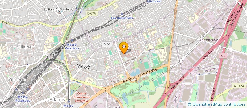 localisation de l'entreprise FAF TEAM  MASSY
