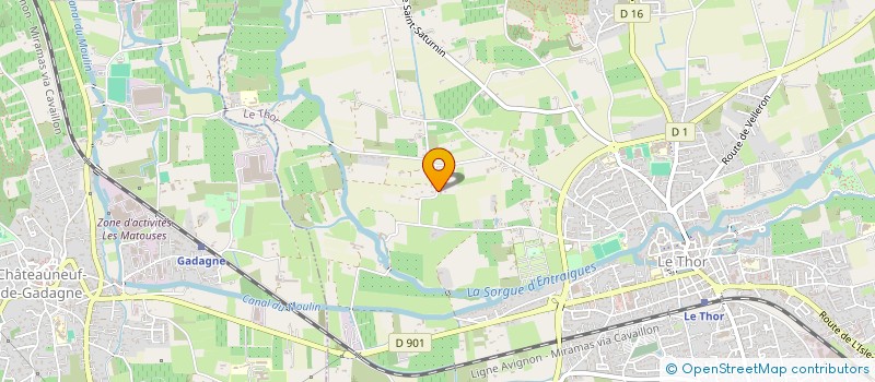 localisation de l'entreprise FAF1  LE THOR