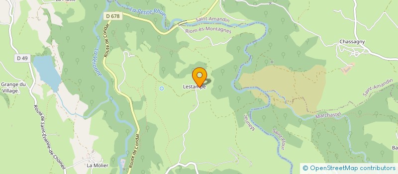 localisation de l'entreprise FAFA à RIOM-ES-MONTAGNES