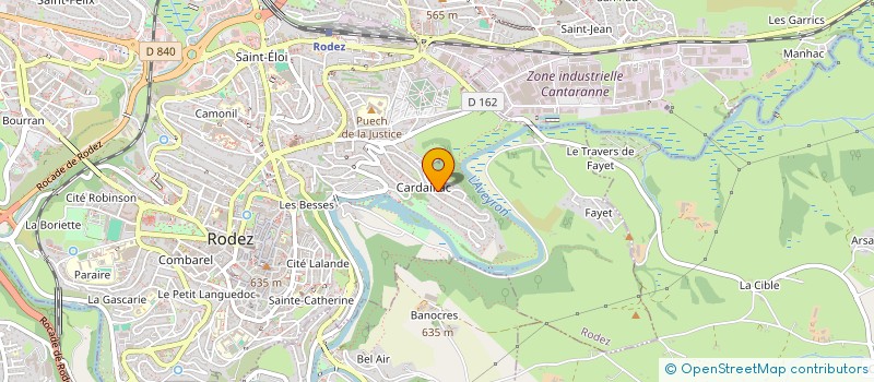 localisation de l'entreprise FAFA  RODEZ