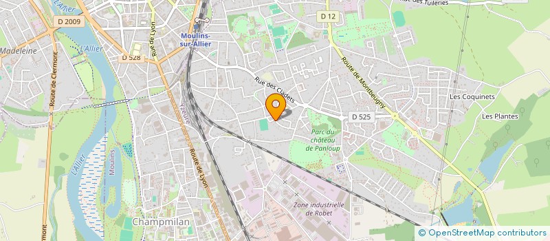 localisation de l'entreprise FAFA CARRELAGE à YZEURE